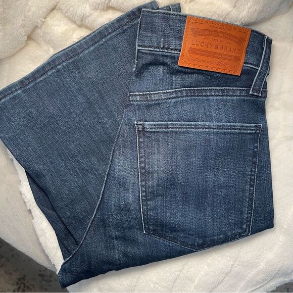 Lucky Brand Indigo Wide Leg Jeans - Picture 1 of 9